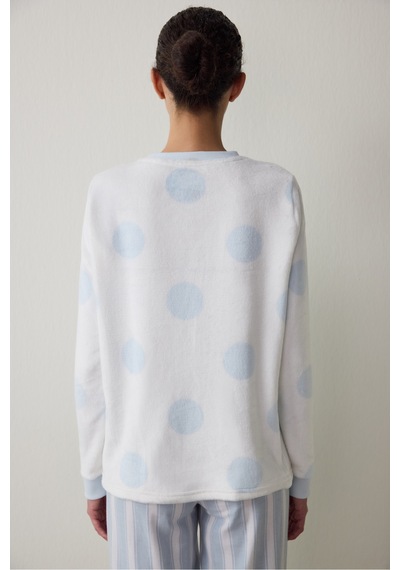 Penti Gardenya Magic Puantiyeli Pijama Üstü
