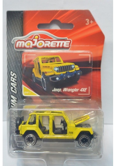 Majorette Premium Araçlar Jeep Wrangler 4xe Sarı