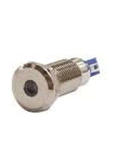 Gq8F- 8.0Mm Metal Sinyal Lambası Ip67 10V-30V ( 5 Renk Seçeneği) Kırmızı