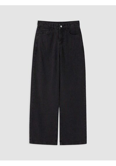 LC Waikiki Lc Waıkıkı Gri Baggy Fit Kadın Jean Pantolon