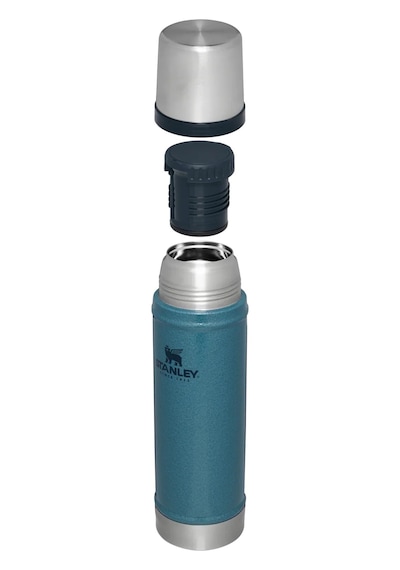 Stanley Klasik Vakumlu Paslanmaz Çelik Termos 0,60 Lt 20 Oz - Hammertone Lake Mavi