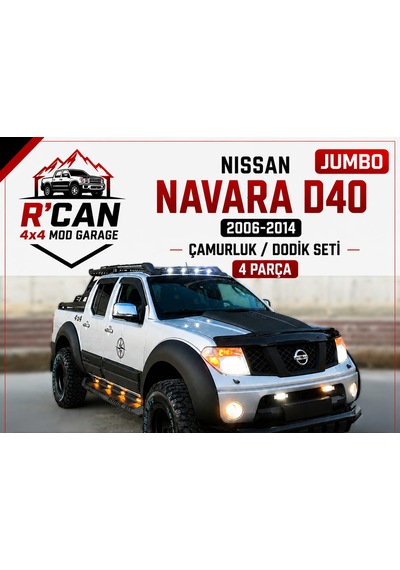 Nissan Navara 2006-2014 Abs Plastik Jumbo Dodik Takım Tek Renk