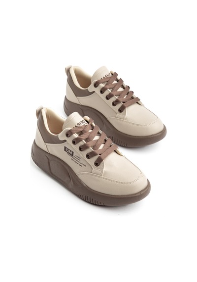 Suins Edla Model Günlük Kadın Spor Ayakkabı Sneaker Ten