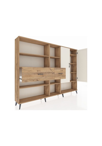 Arges Dolap 10 Raflı 2 Çekmeceli 2 Kapaklı 220x30x163 Çam-aytaşı/çam Aytası/atlas Çam - Atlas Çam Arges Dolap 10 Raflı 2 Çekmeceli 2 Kapaklı 220x30x163 Çam-aytaşı/çam Aytası/atlas Çam - Atlas Çam