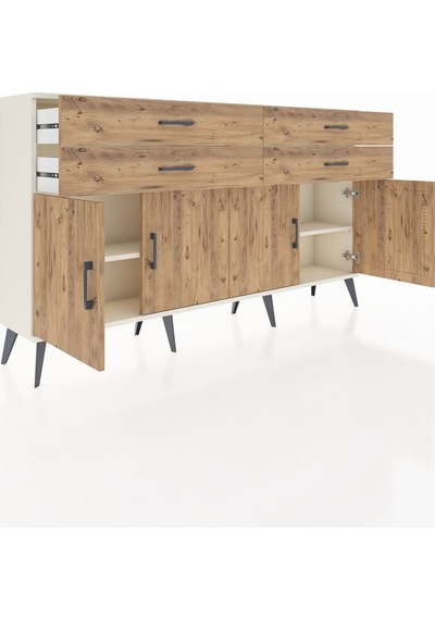 Arges Konsol 2 Raflı 4 Çekmeceli 8 Kapaklı 176x30x99 Aytaşı-çam Atlas Çam/atlas Çam - Aytası Arges Konsol 2 Raflı 4 Çekmeceli 8 Kapaklı 176x30x99 Aytaşı-çam Atlas Çam/atlas Çam - Aytası