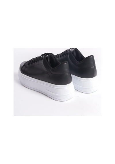Dmr Elegance Bıana Bağcıklı Ortopedik Taban Kadın Sneaker Spor Ayakkabı Cbt - Siyah