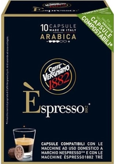 Caffe Vergnano Espresso Arabica Kapsül Kahve 10'lu