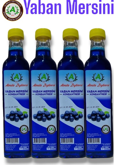 Almila Zeytinevi Yaban Mersini Konsantresi 4 x 700 ML