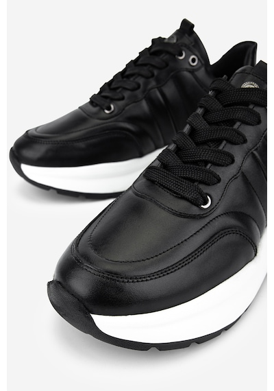 Valmenti Erkek Hakiki Deri Siyah Sneakers & Spor Ayakkabı 352 24394 Erk Ayk Y26 Sıyah