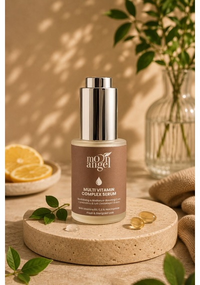 Multi Vitamin Serum Canlandırıcı Ve Işıltı Veren B3, C, E Vitaminleri & Niacinamide Cilt Bakım Serumu 30 Ml