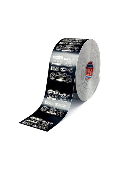Tesa 6930 Lazer Etiket Bandı Siyah 25mx120mm Mat Siyah