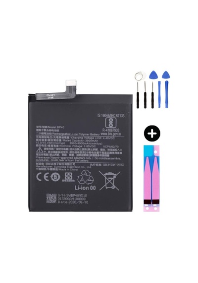 Xiaomi Redmi K20 Pro Bp40 Uyumlu A Kalite Batarya Pil + Montaj Seti