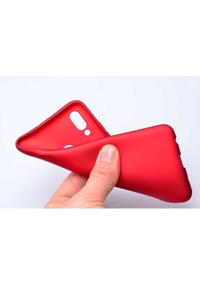 Huawei P Smart 2019 Kılıf Zore Premier Silikon Kapak Gold