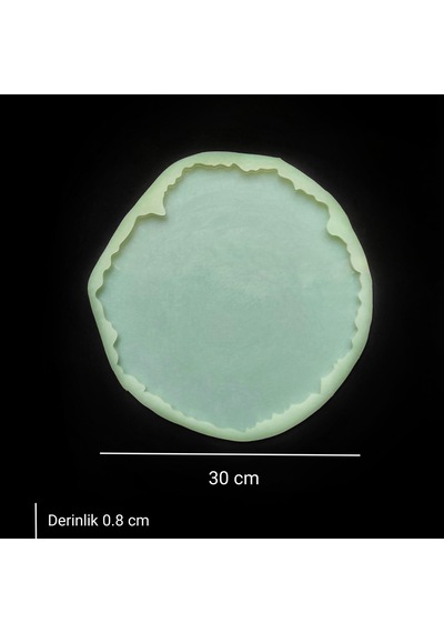 Epoksi Silikon Tepsi Sunum Kalıbı 30 Cm