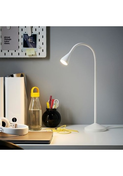 Ikea Nävlınge Çalışma Lambası, Beyaz, 52 Cm