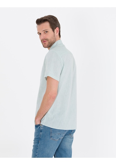 Pierre Cardin Erkek Yeşil Gömlek Kısa Kollu 50265118-vr054