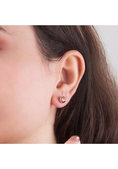 14 Ayar 7 Mm Altın Top Küpe 2,10 Gr-5983 53910844