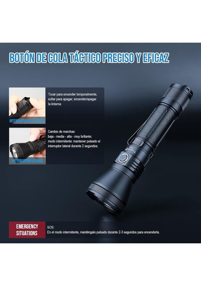 Trustfire T40r Taktikal Fener Siyah
