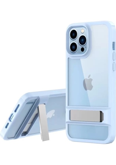 Newface Apple İphone 13 Pro Kılıf Rolet Stand Kapak - Sierra Blue Sierra Mavi