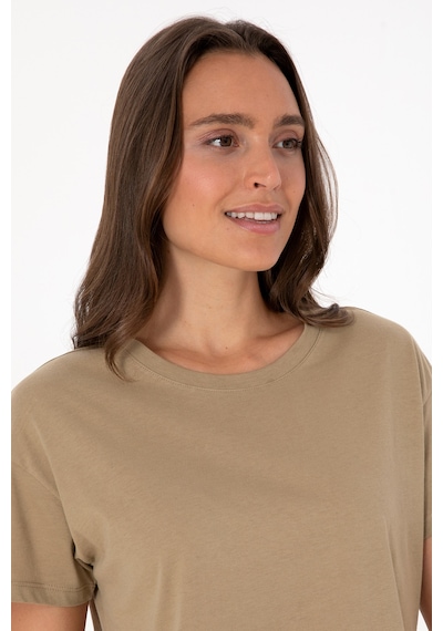 U.S. Polo Assn. U.s. Polo Assn. Kadın Haki Tişört 50320031-vr027