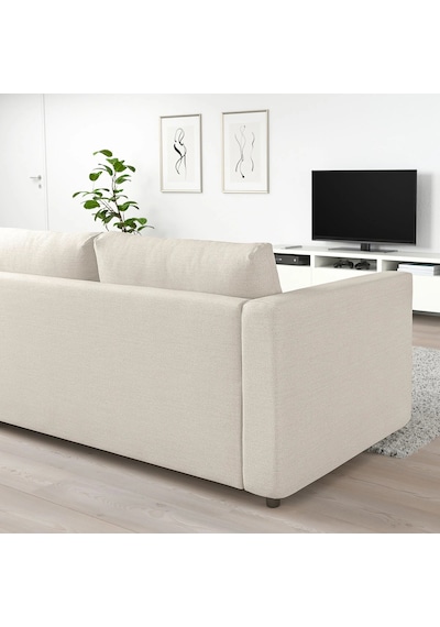 Ikea Bej Rahat Kanepe - 5'li Köşe Kanepe