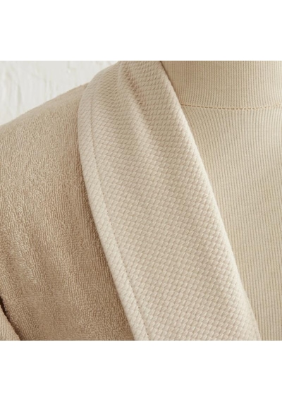 Karacahome Glory Lurex Gold Bej 9 Parça Aile Banyo Seti Bej