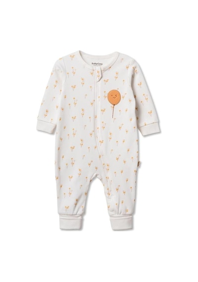 Babycosy Organic Wear Bebek Tulum %100 Organik Pamuk , Bebek - Yenidoğan- Csy3061 Ekru