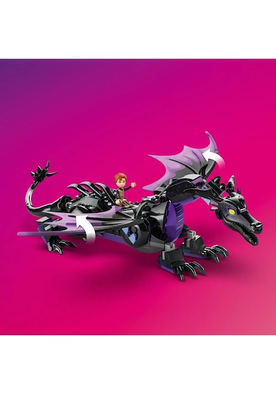 LEGO® │ Disney Princess Malefiz’in Ejderha Formu 43240 - 7 Yaş & Üzeri Çocuklar için Yaratıcı Oyuncak Yapım Seti (583 Parça)