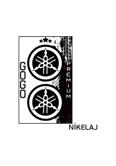Yamaha Nikelaj Sticker 5X5 Cm 4 Adet