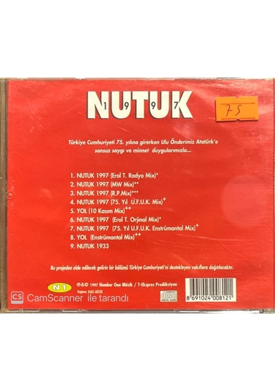 Plak Değildir Cd Dir Cd Nutuk 1997 Cd