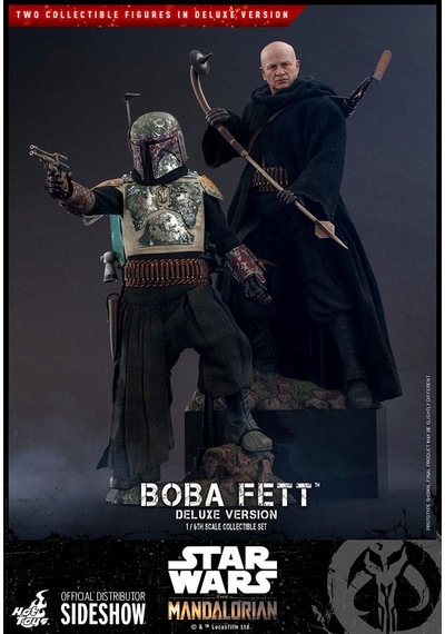 Hot Toys Boba Fett (The Mandalorian) Deluxe Version Sixth Scale Figure 907747 - Television Masterpiece Series 34 – Star Wars: The Mandalorian