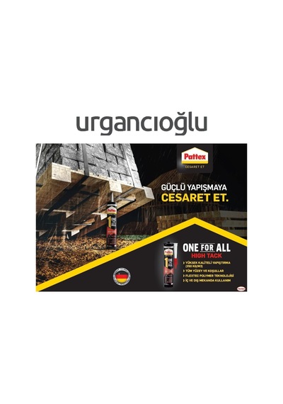 Pattex One For All High Tack Beyaz Yapıştırıcı 460Gr 12 Adet Beyaz