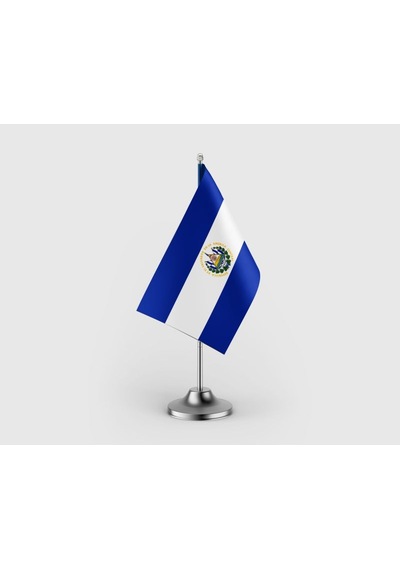 El Salvador Tekli Saten Masa Bayrağı Seti Diğer