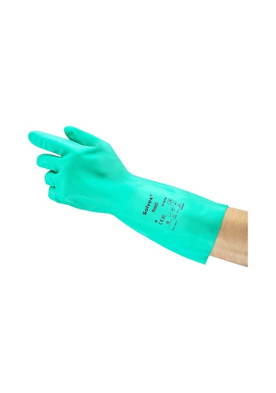 Ansell Solvex 37-675 Kimyasal Ve Sıvı Korumalı Antistatik Iş Eldi