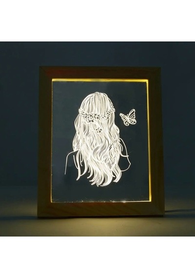 Kişiye Özel 3D Led Çerçeve