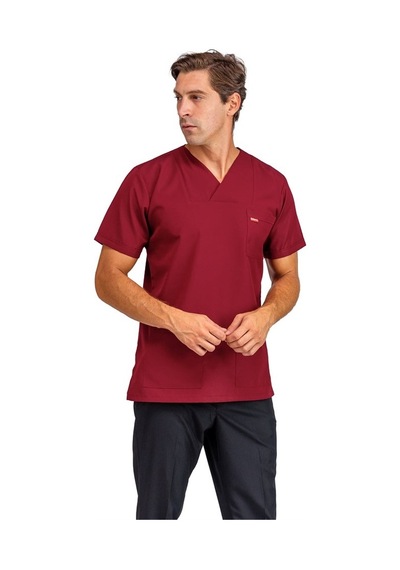 Zarf Yaka Erkek Tek Üst - 19 Bordo-6350