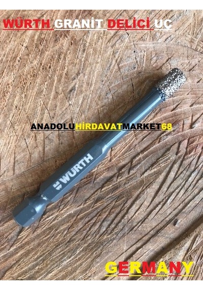 Würth 6mm Granit Mermer Delme Panç Elmas Delici 6x80 Germany