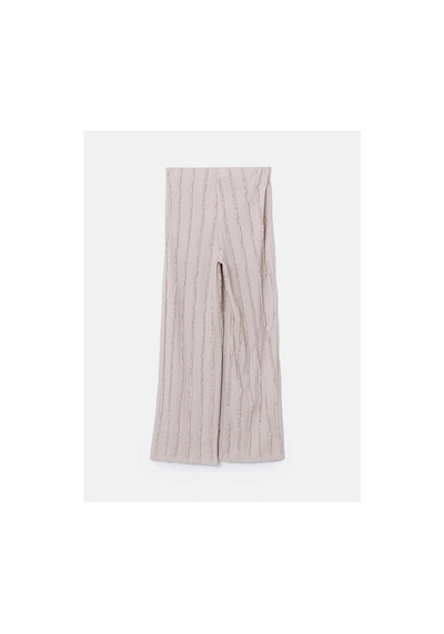 LC Waikiki Lcwaıkıkı Classic Bej Beli Lastikli Dokulu Geniş Paça Kadın Pantolon Lıght Grey LC Waikiki Lcwaıkıkı Classic Bej Beli Lastikli Dokulu Geniş Paça Kadın Pantolon Lıght Grey