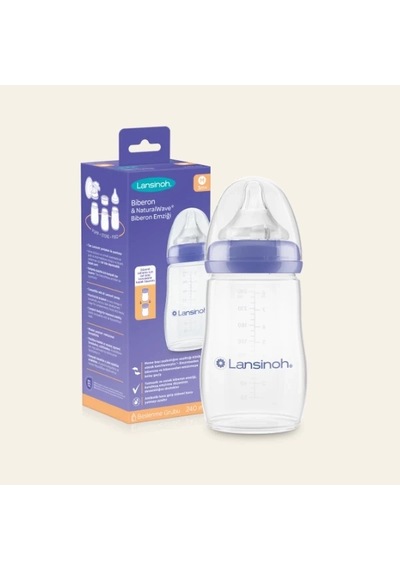 Mey İthalat Biberon Natural Wawe Biberon Emziği 240 Ml