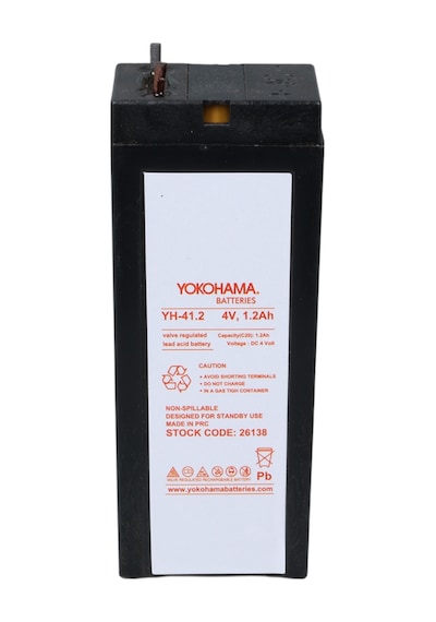 Ayt Yokohama Yh-41.2 4 Volt 1.2 Amper Kuru Akü 35.2x22x91 Mm Yeni Tarihli Taze Akü