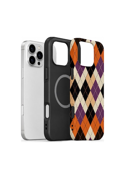 Velvoria Valestra Harvest Argyle Apple Apple iPhone Uyumlu 16 Pro Max Magsafe Koruma Kılıfı Valestra Magline - Harvest Argyle