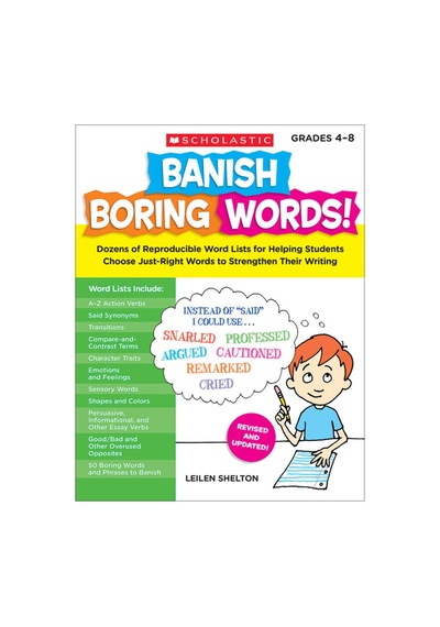 Banish Boring Words Grades 48 Scholastic