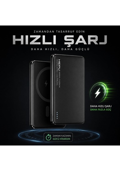 Lexroo Hp-ap06 Armor Series 5.000 Mah Kablosuz Powerbank - Qualcomm Quick Charge 3.0 & Type-c Çok Renkli