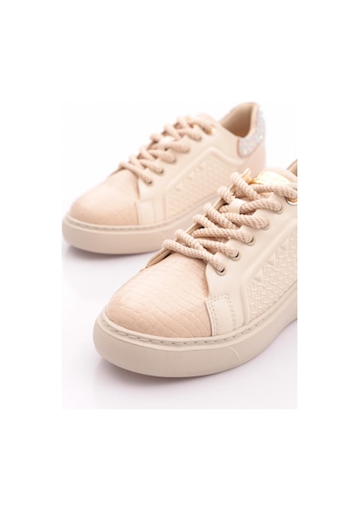 Dgn B3000 Kadin Sneakers Ayakkabi Bej