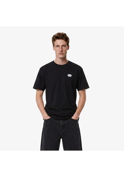 Vans Oval Logo Loose Erkek Siyah T-shirt Vn000xcgblk1 2800282