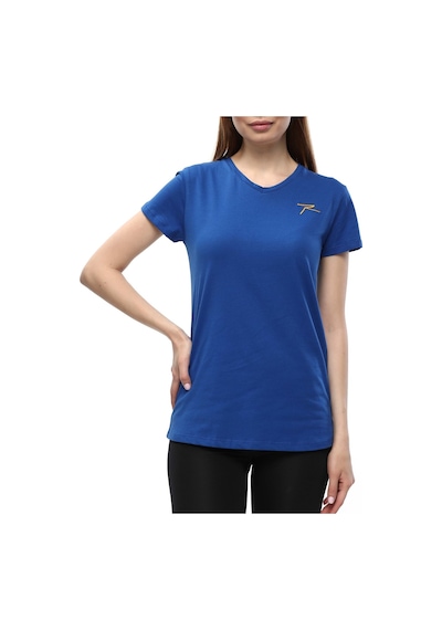 Raru Kadın %100 Pamuk T-Shirt Mulıer Saks