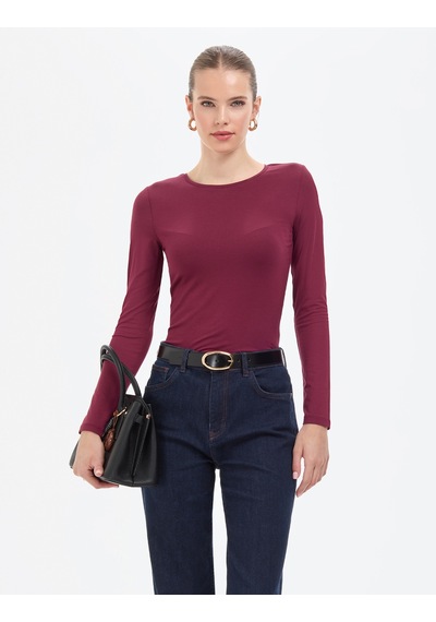 Pierre Cardin Kadın Vişne Bluz Örme 50317061-vr223 Vişne