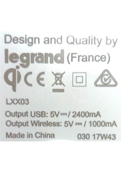 Legrand Raventi Kablosuz Şarj + Usb Şarj Prizi Prizi