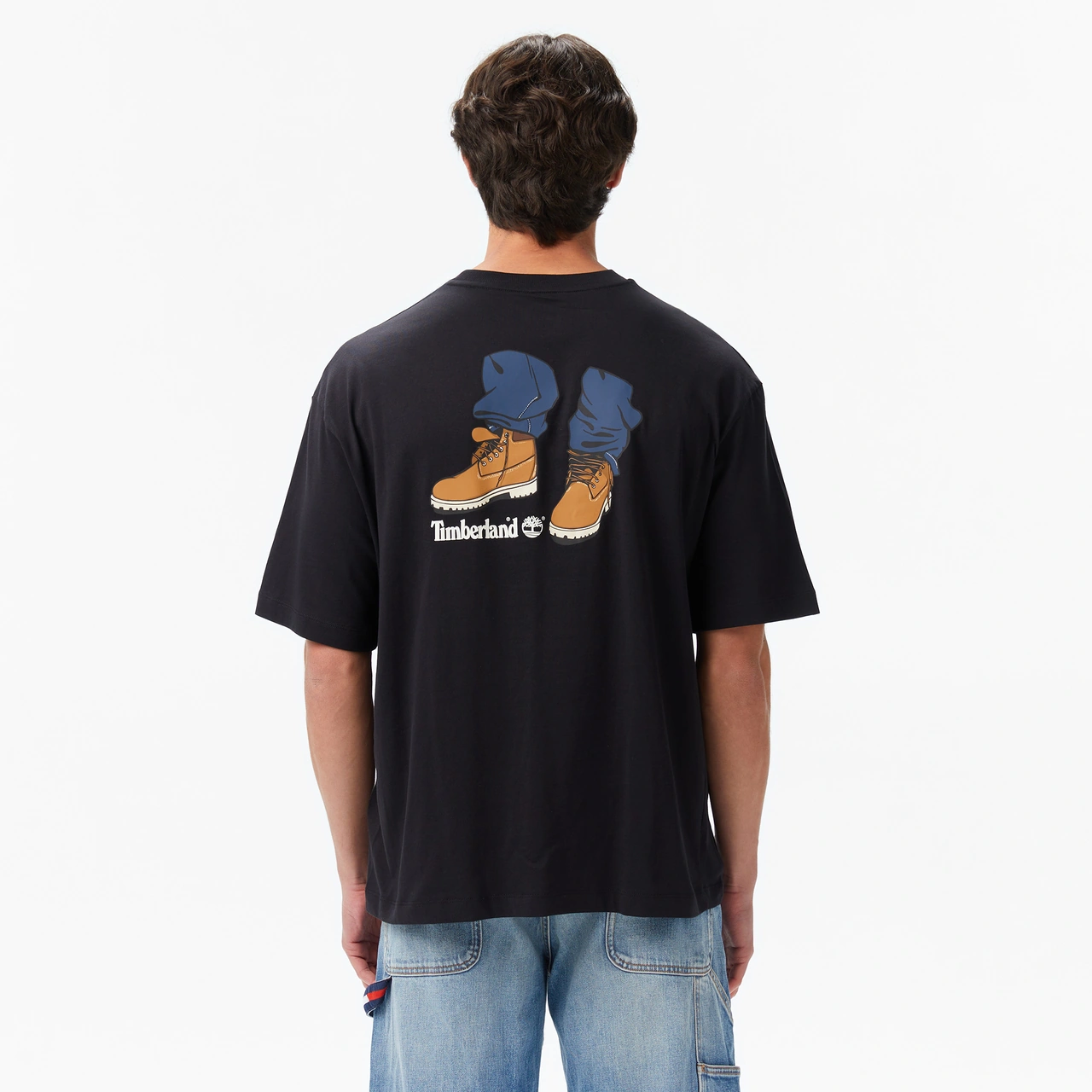 Timberland 'my Boots'' Short Sleeve Erkek Siyah T-shirt Tb0a6ky30011 SIYAH