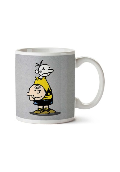Wimpy Chuck Charlie Brown Kid Peanuts İki Tarafı Baskılı Kupa Bardak